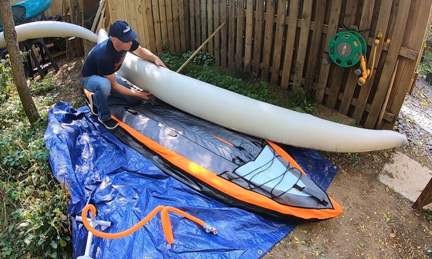 How to clean inflatable kayak